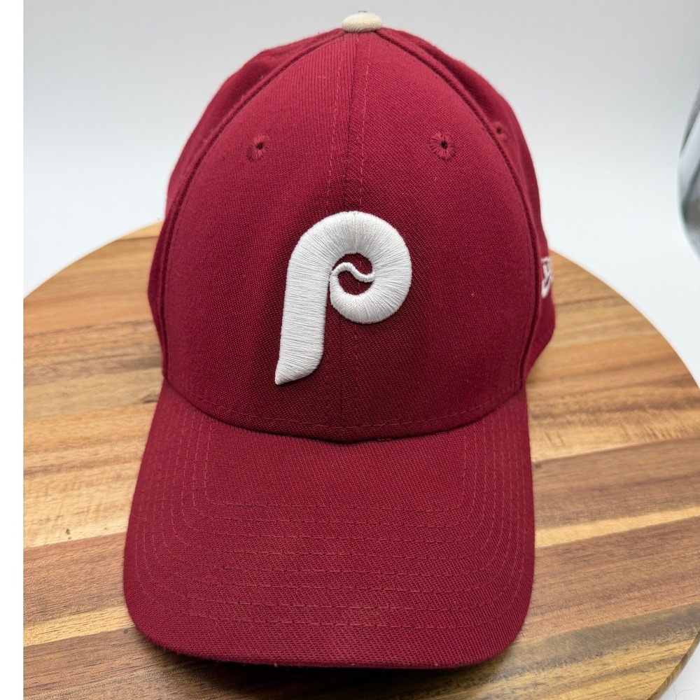 New Era Philadelphia Phillies 39THIRTY Burgundy Fit Hat Large-XLarge  0417